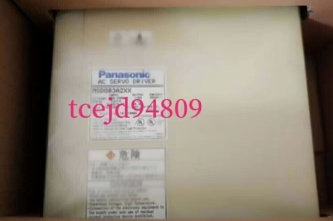 新品　Panasonic/パナソニック　 サーボドライバー MSD083A2XX　保証付き_画像1