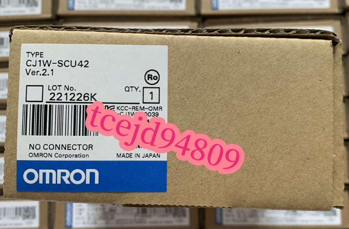 新品　OMRON/オムロン 　CJ1W-SCU42 CJシリーズ・シリアルコミュニケーションユニット　 保証付き_画像1