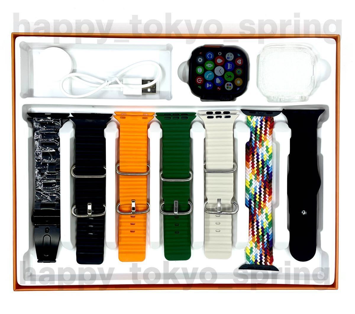  новый товар Watch9 Pro Max большой экран частота 7 вид смарт-часы телефонный разговор музыка многофункциональный здоровье . средний кислород кровяное давление Apple Watch9 товар-заменитель.