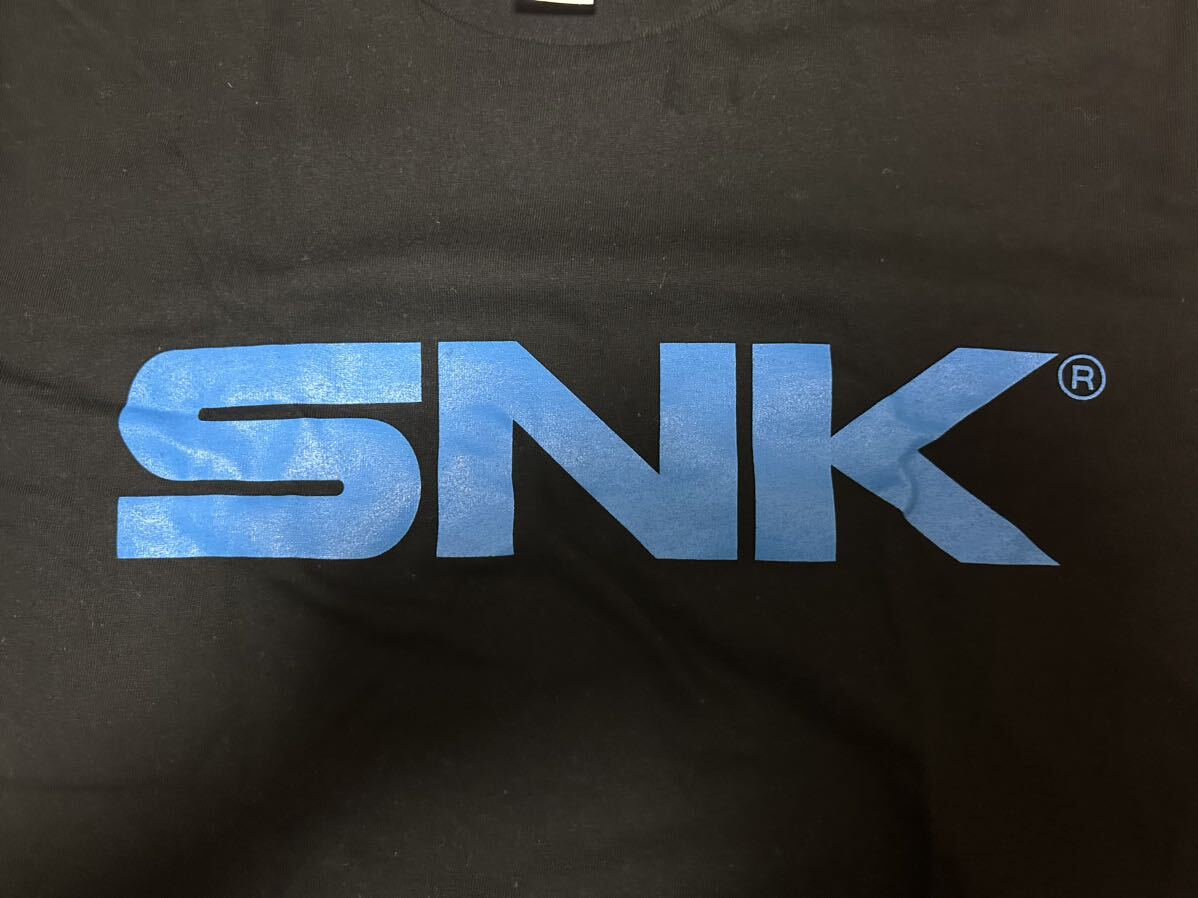 未使用  SNKロゴTシャツ 黒 Lサイズ NEOGEO エスエヌケイ ネオジオの画像2