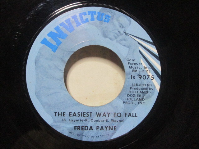 FREDA PAYNE フレダ・ペイン フリーダ・ペイン BAND OF GOLD バンド・オブ・ゴールド c/w THE EASIEST WAY TO FALL 米 EP _画像2