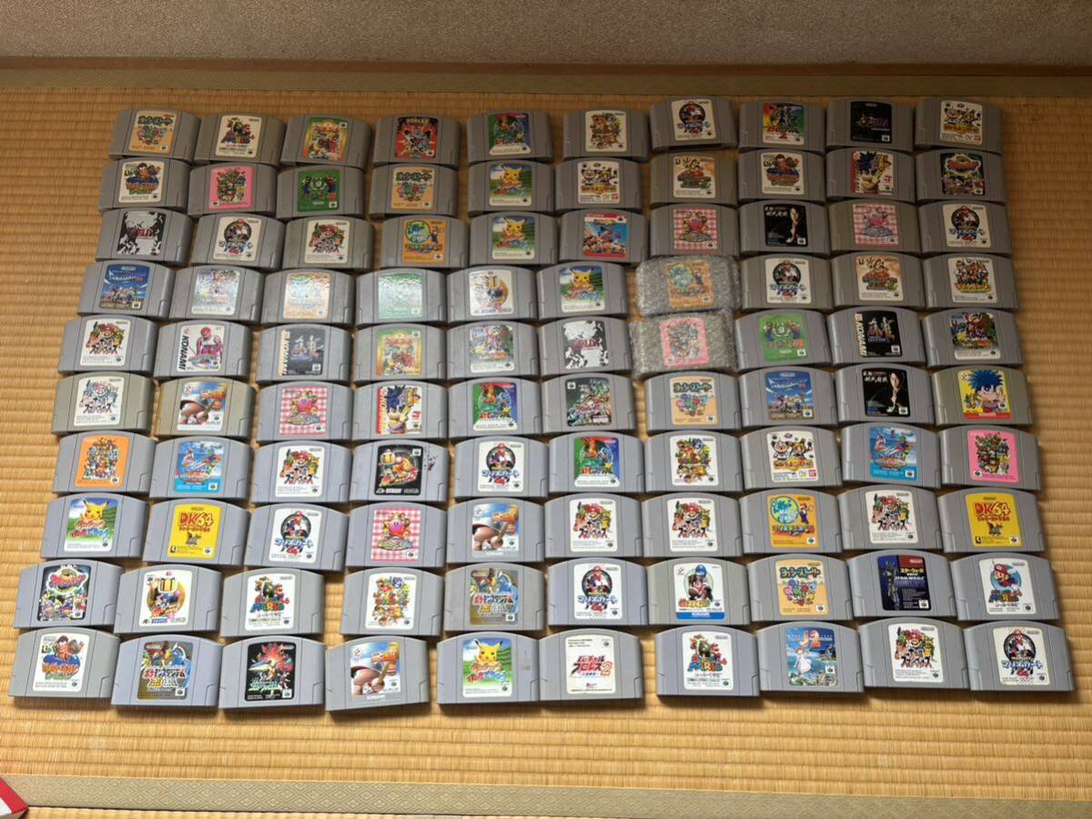 100本 Nintendo 64 ソフト 大量まとめ売り 任天堂 ジャンク 2の画像1