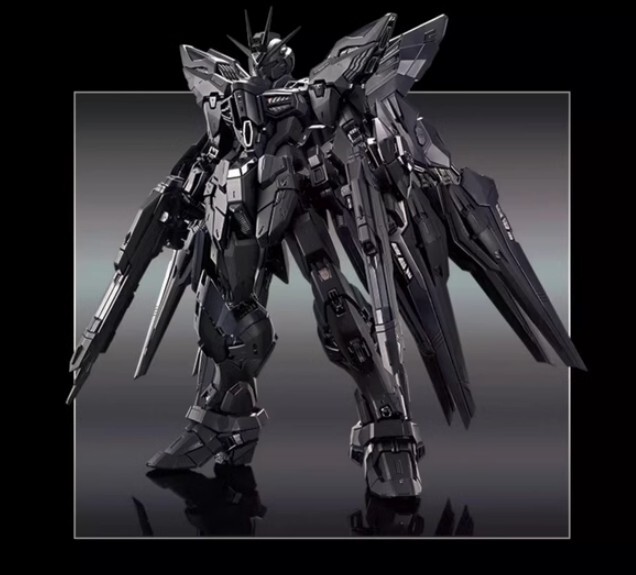 バンダイ MGEX 1/100 ストライク フリーダム ガンダム ミッドナイトコーティング.Ver 機動戦士ガンダムSEED DESTINY　海外限定　新品未開封_画像2