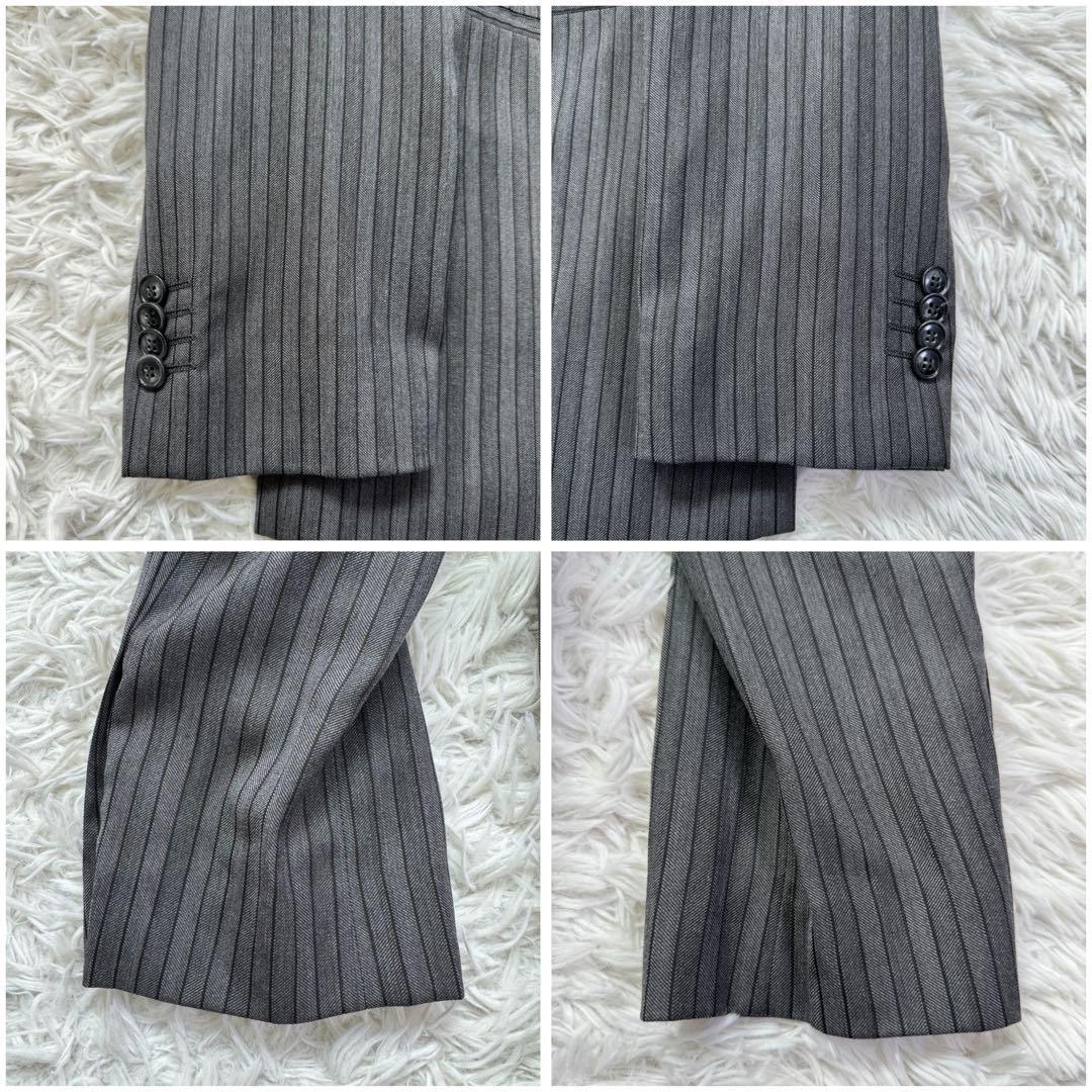  Emporio Armani костюм мужской высокий бренд рекомендация симпатичный выставить XXXL summer шерсть серый большой размер полоса 