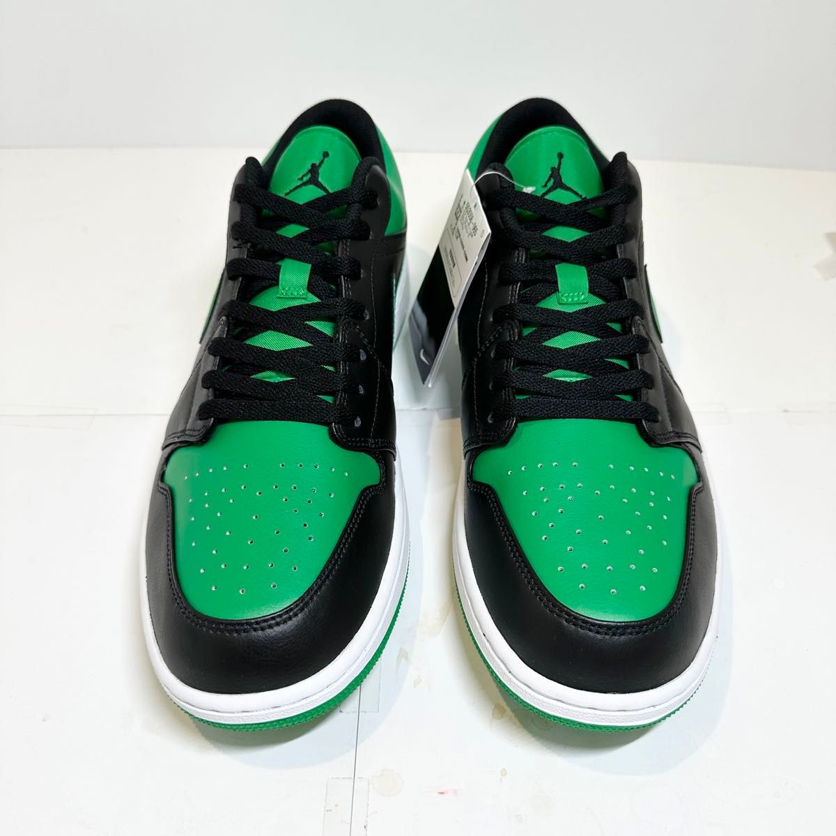 新品★NIKE/ナイキ★AirJordan1/エアジョーダン1★ロー★ラッキーグリーン★緑黒白★553558-065★32.0cm