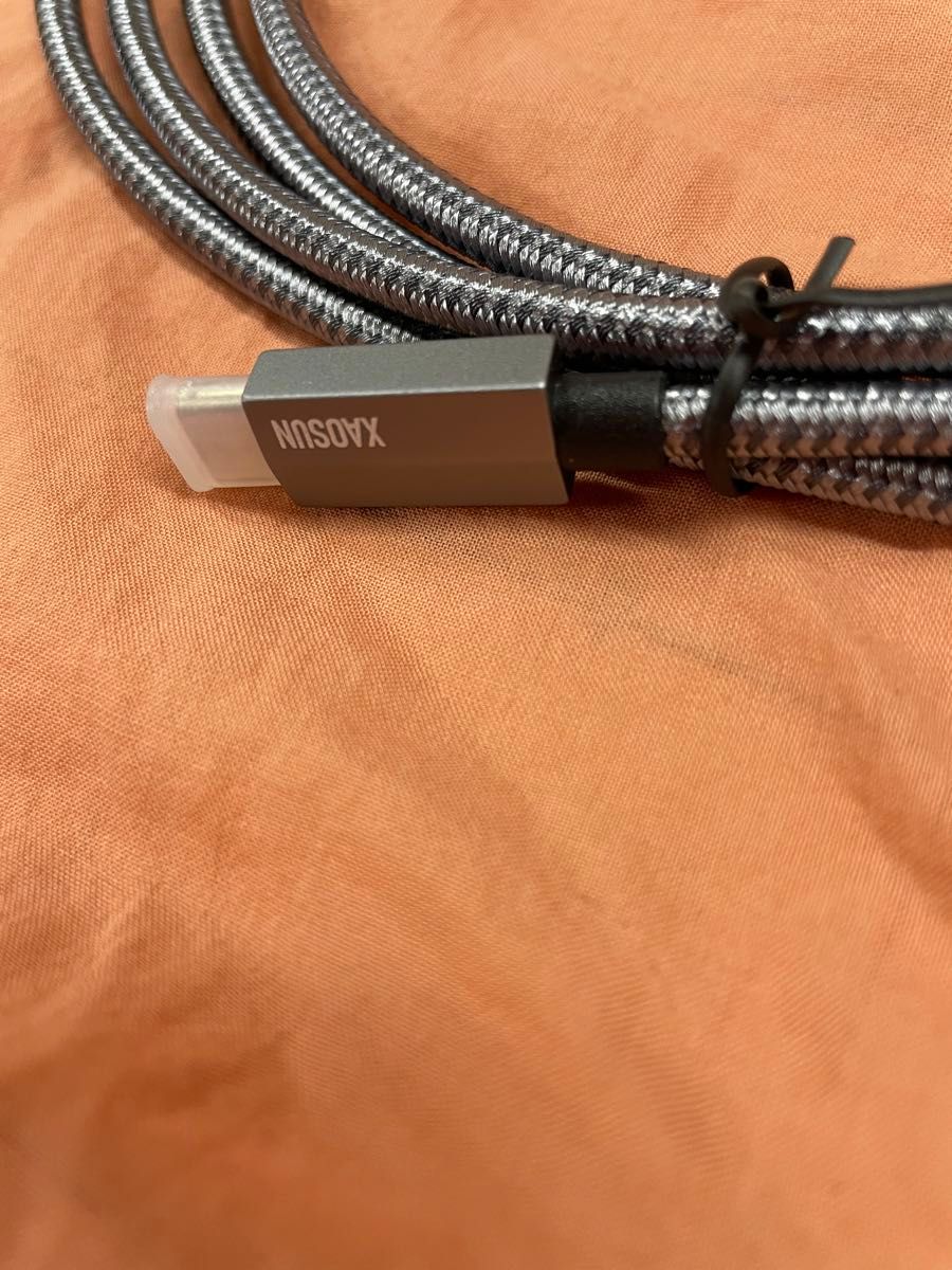 【新品未使用】XAOSUN USB Type C ケーブル グレー　2m