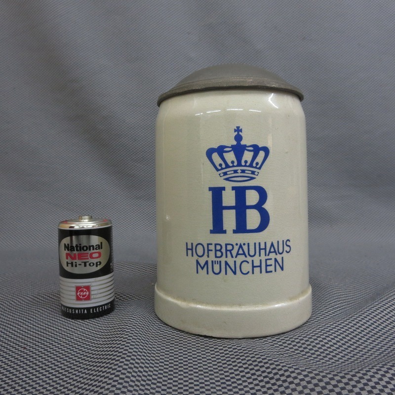 1◇ホーフブロイ ハウスミュルヘン ビヤマグ　ビールジョッキ HOFBRAUHAUS MUNCHEN 陶器　ドイツ製◇6_画像6