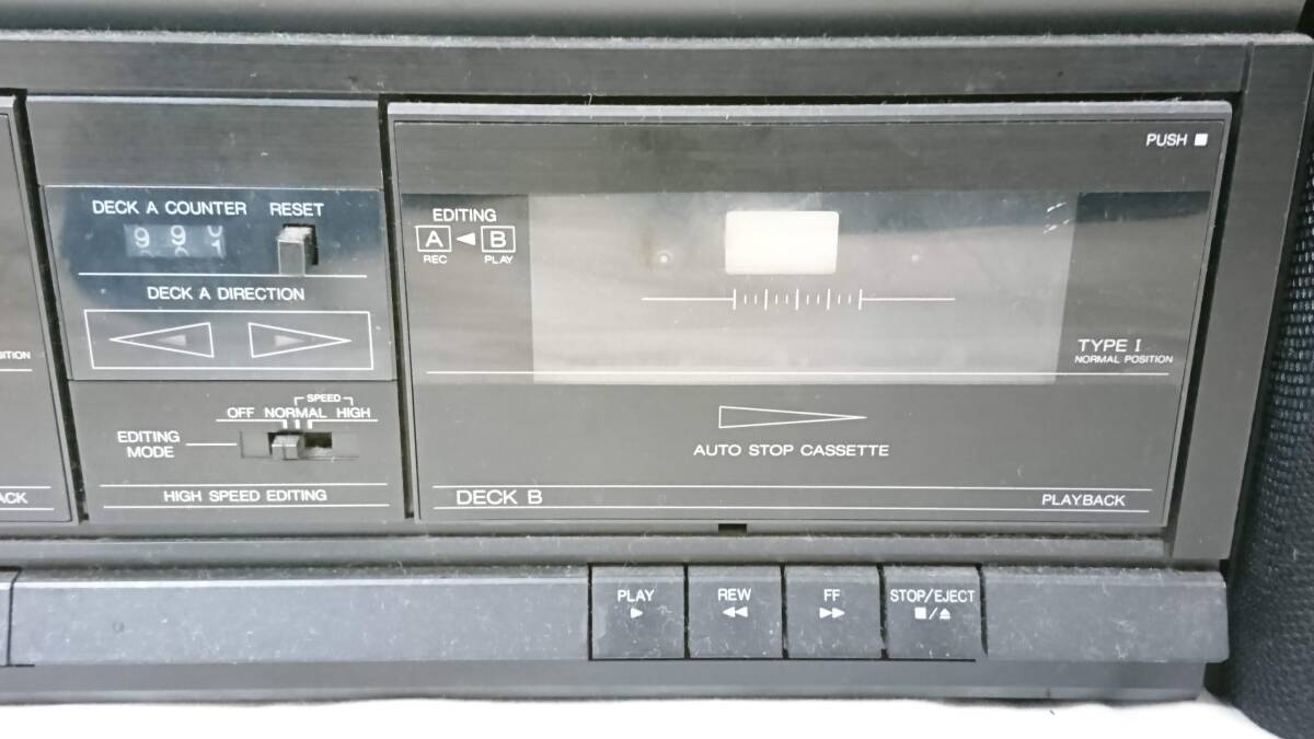 [ утиль ]Technics Technics CD плеер кассетная дека 3WAY комплект динамиков /SL-X800/SA-X800/SB-CD300/ звуковая аппаратура /16-RMS81