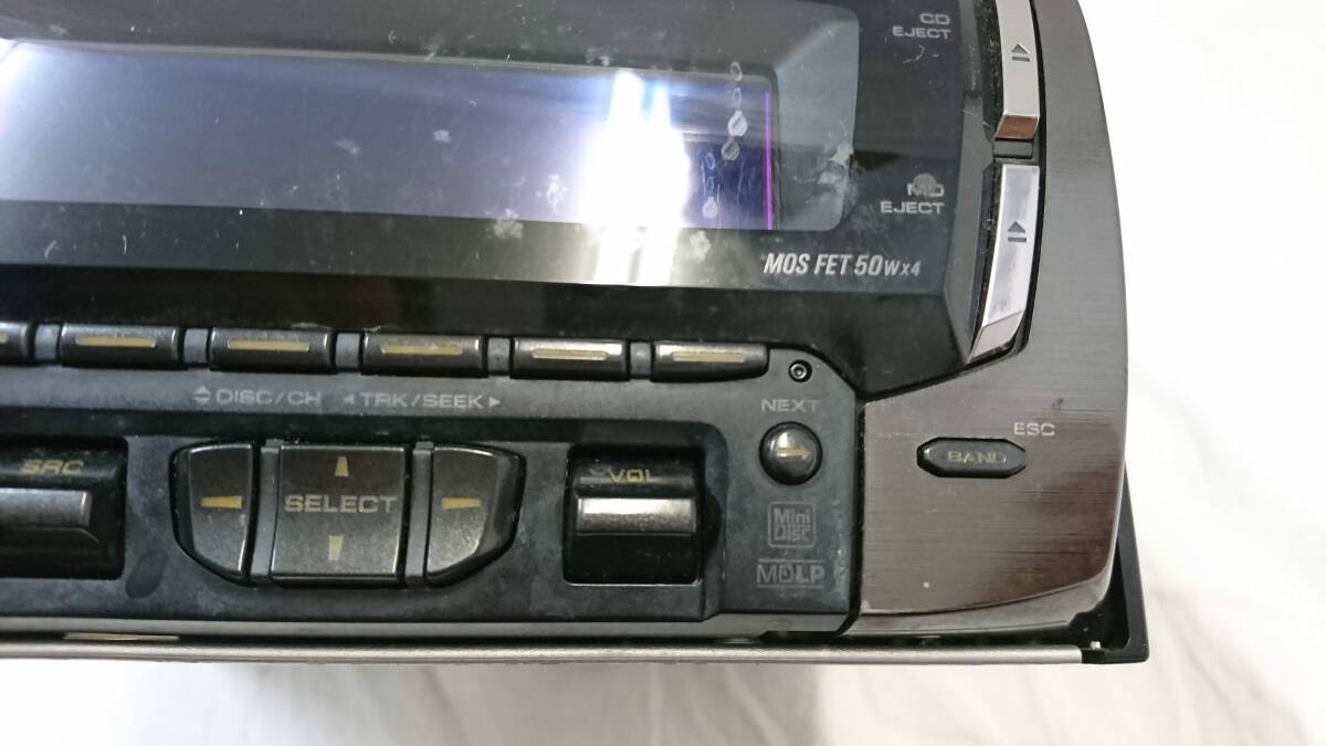 【ジャンク品】Carrozzeria カロッツェリア Pioneer パイオニア MD CD チューナー FH-P717MD/カーオーディオ/カーAV/音響機器/6-06KO051203_画像10