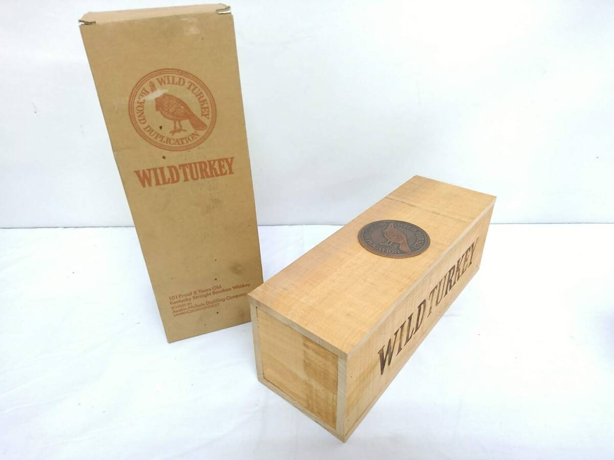 [ коллекционный выпуск товар ]WILD TURKEY wild ta- ключ 101 устойчивый 8 год Bourbon виски 750ml 50.5%/ старый sake / старый бутылка /8-06KO050120