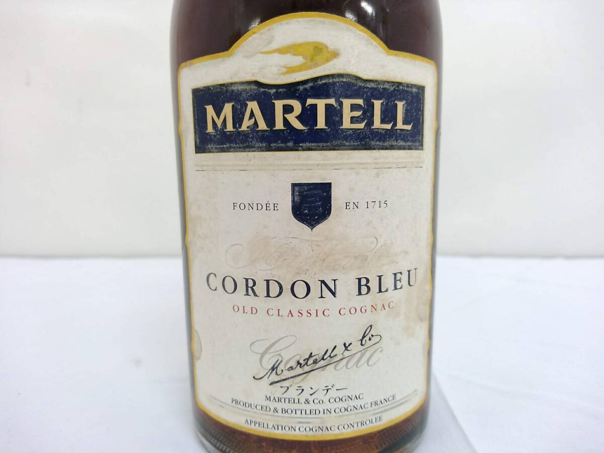【コレクション放出品】MARTELL マーテル CORDON BLEU コルドンブルー ブランデー 700ml 40%/オールドクラシックコニャック/6-06OM042115の画像5