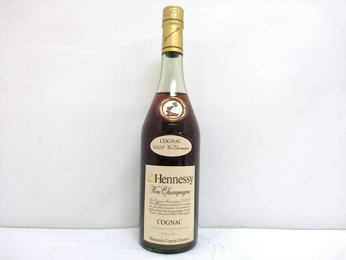 【コレクション放出品 未開栓】Hennessy ヘネシー V.S.O.P フィーヌ・シャンパーニュ ブランデー/700ml/40%/コニャック/古酒/6-06KO050213の画像1