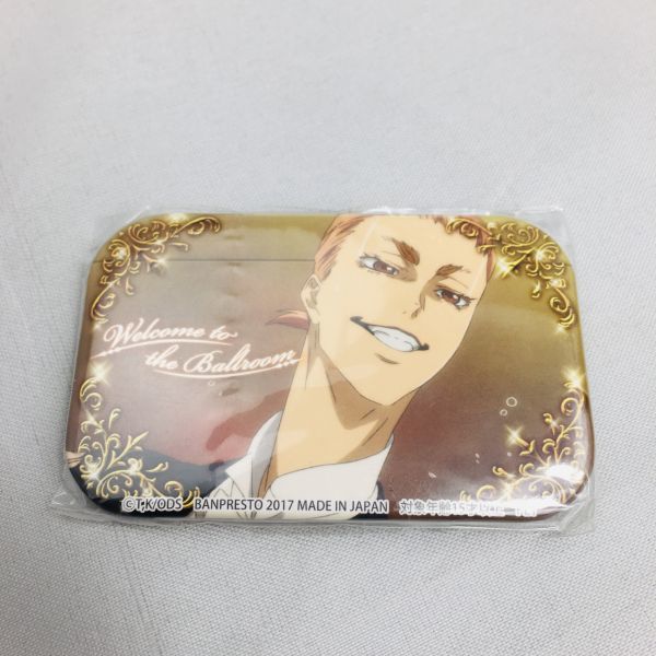 Welcome to the Ballroom Gaju Akagi PinBack button ボールルームへようこそ 赤城 賀寿 缶バッジ 缶バッヂ 缶バッチ バッジ バッチ C_画像1