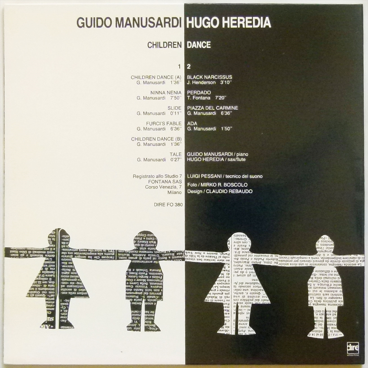 【イタリア・オリジナル】CHILDREN DANCE / Guido Manusardi & Hugo Herediaの画像4