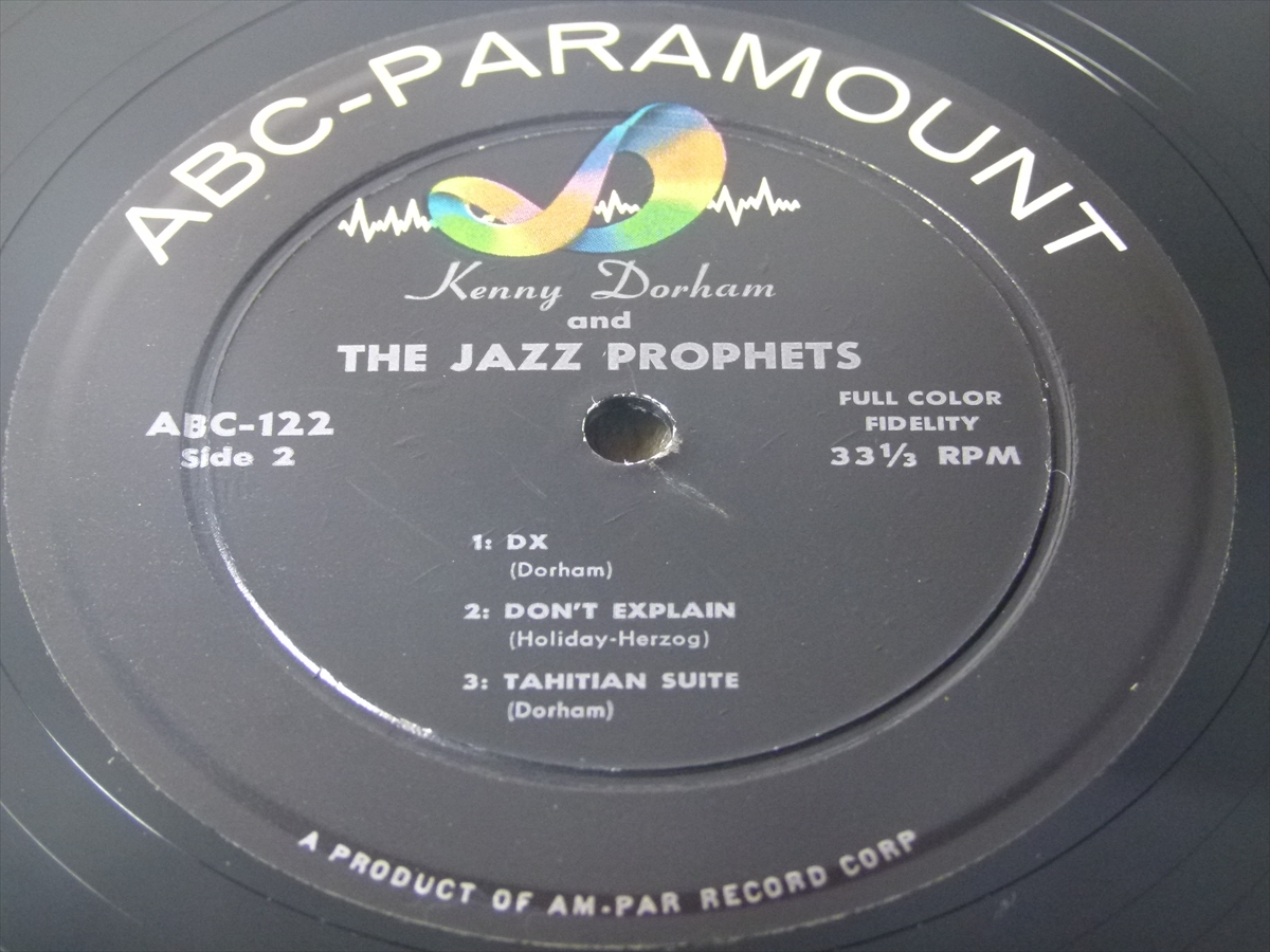 【オリジナル】Kenny Dorham and the JAZZ PROPHETS vol.1★深溝★の画像3