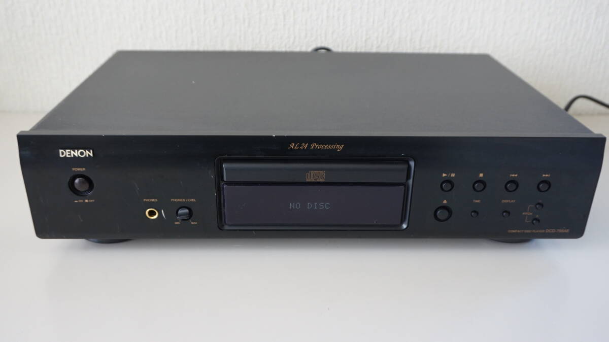 DENON デノン DCD-755AE CDプレーヤー 2007年製 ジャンク品　新品ピックアップ部品付_画像1