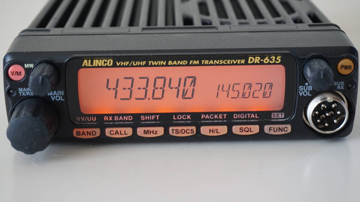  Alinco alinco 144/430MHzti Alba ndo20W transceiver DR-635