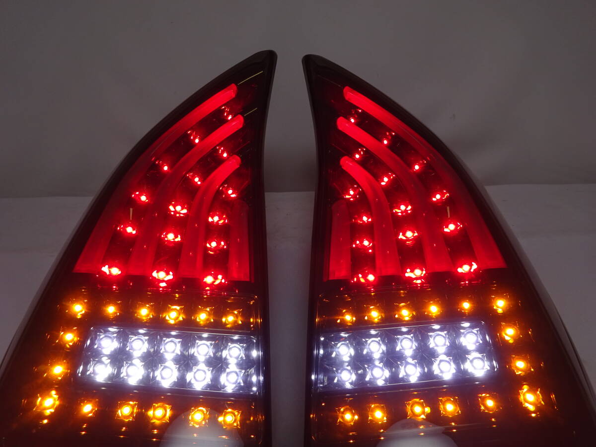 美品 プリウス 30 Valenti ヴァレンティ 前期 後期 フルLEDテールランプ テールレンズ ファイバーLED アクリルLED スモーク_画像6