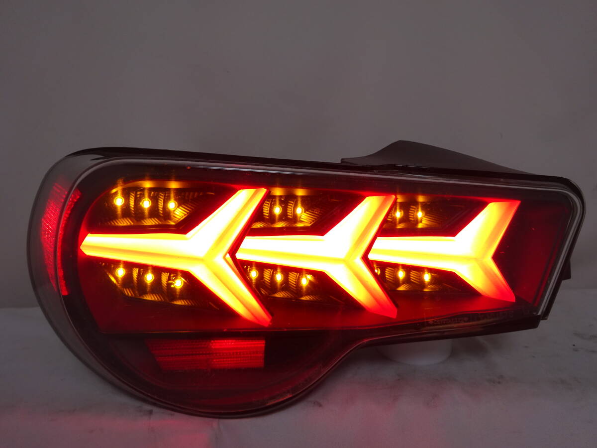 BRZ ZC6 86 ZN6 sequential LED tail LED tale lense tail lamp tail light first term latter term SUBARU STI US 78WORKS left left side LH