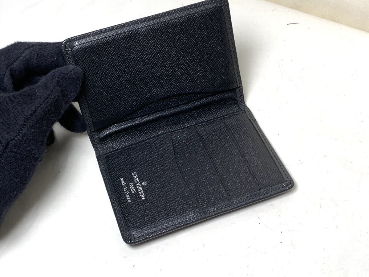 695 極美品 1円 Louis Vuitton ルイヴィトン タイガ オーガナイザー ドゥポッシュ M30512 カード 名刺入れ カードケース 定期入れの画像7