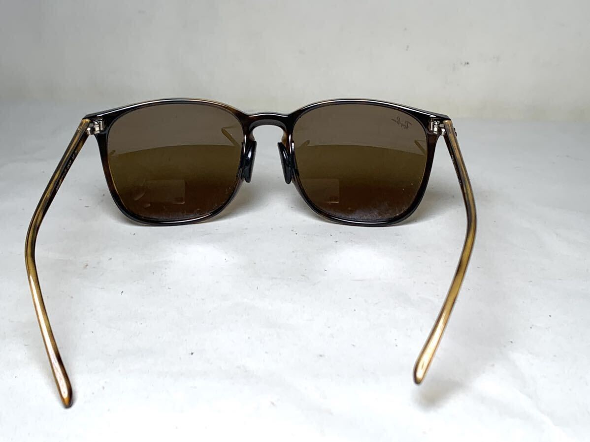 美品　Ray-Ban レイバン　RB4387 710/73 56□18 145 3Nサングラス　美品　メガネ　眼鏡　アイウェア　べっ甲柄　メンズ　ダークブラウン系_画像5