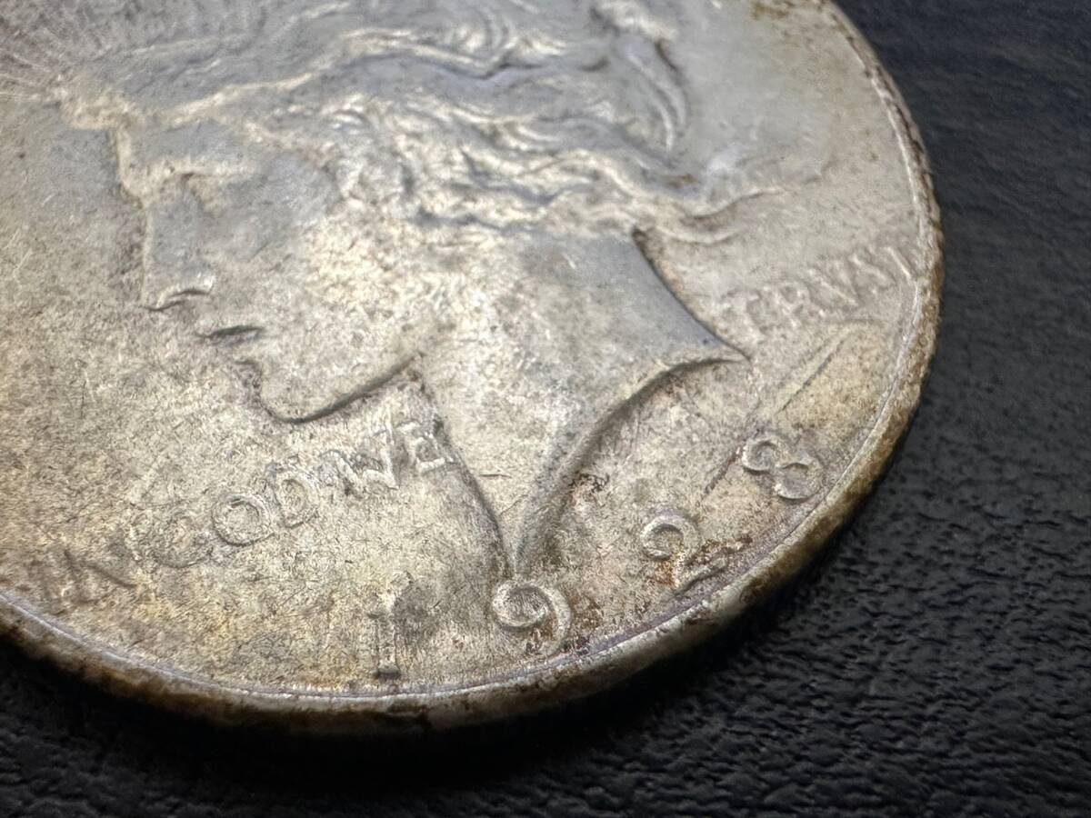 **4404a America piece dala-1 dollar silver coin 1923 year antique coin present condition storage goods **