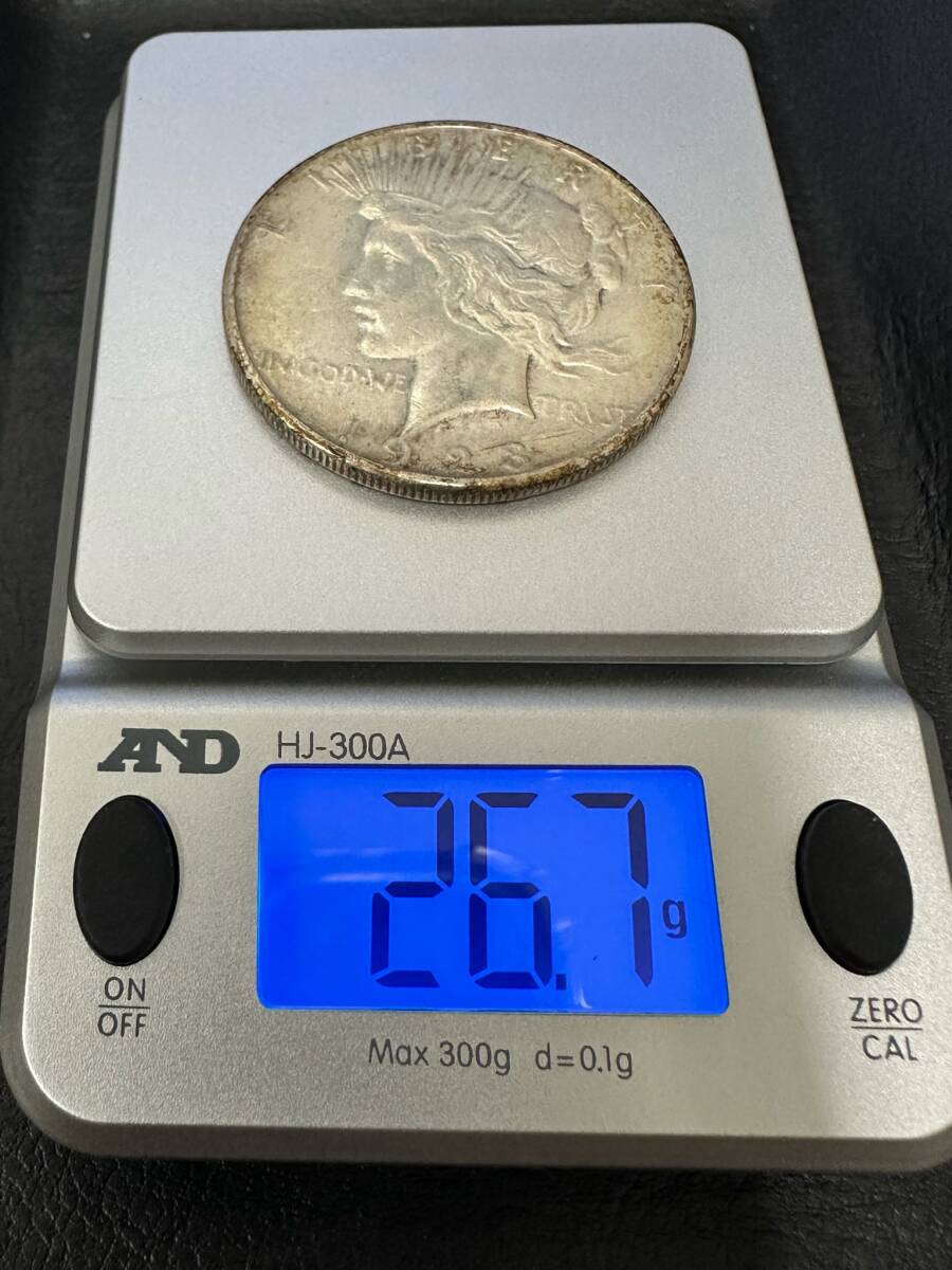 **4404a America piece dala-1 dollar silver coin 1923 year antique coin present condition storage goods **