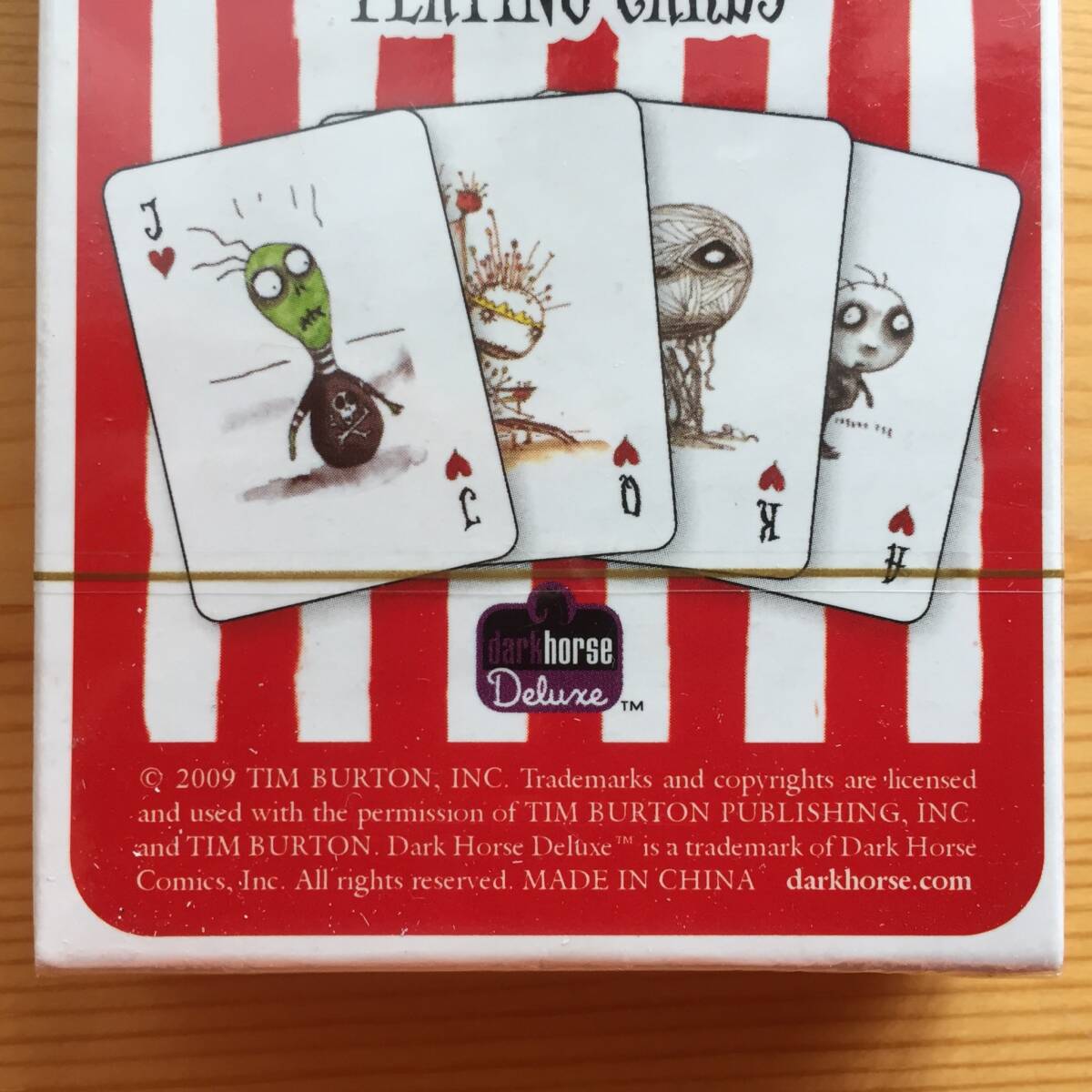 ティムバートン Tim Burton トランプ playing cards カードゲーム 洋画 映画 グッズ キャラクター MoMA ミュージアム お土産 未使用 未開封_画像9