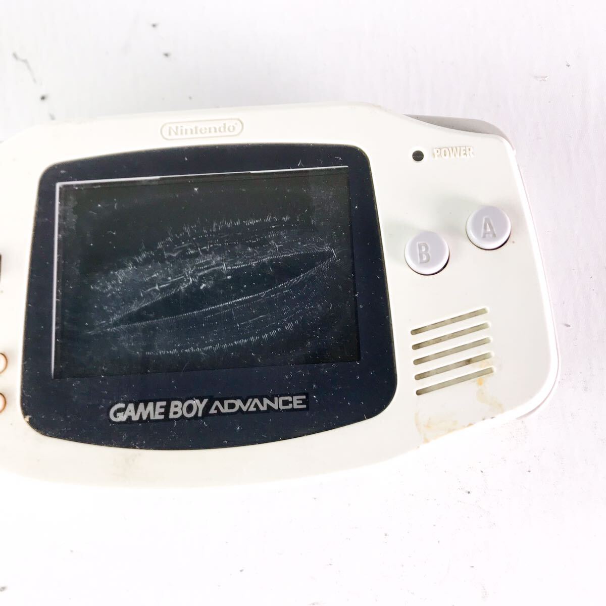 【☆GBA☆】 Nintendo ゲームボーイアドバンス 本体 バイオレット ACアダプター AGB-008 AGB-001 動作確認済み GAMEBOY 任天堂 の画像3