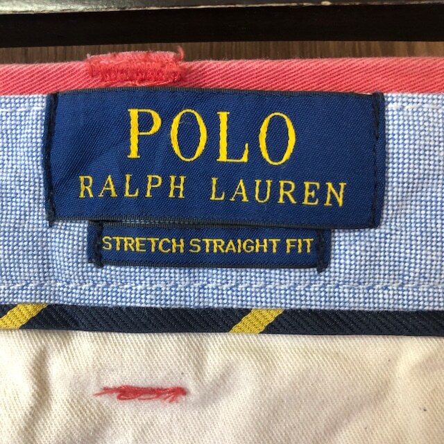 Polo Ralph Lauren カラー チノパンツ メンズ 36/30 Lサイズ程 ラルフローレン ポロチノ ヴィンテージ 古着 e24050722_画像2