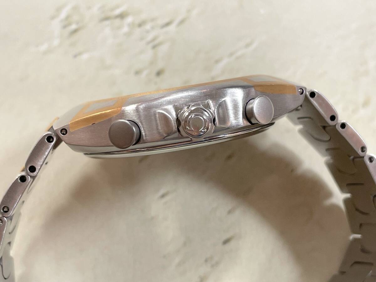 OMEGA ポラリス Seamaster Quartz クロノグラフ 中古・現状品 Ωの画像4