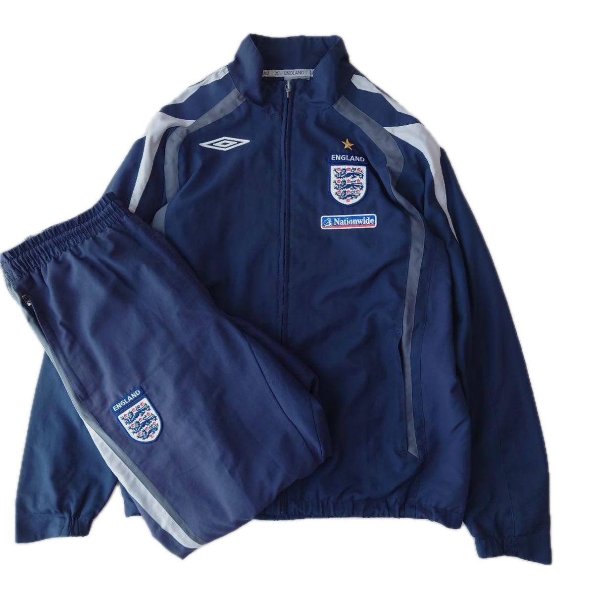 超レア古着】UMBRO×イングランド代表/セットアップ/XL 在原 超レア古着】UMBRO×イングランド代表/セットアップ/XL 在原