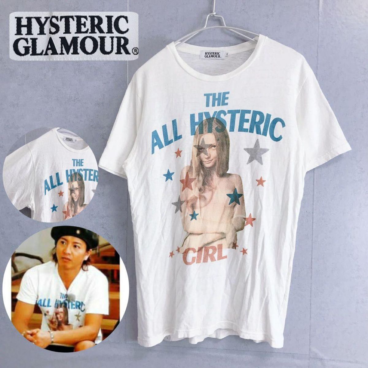 HYSTERIC GLAMOUR】ヌードガール キムタク着用モデル 半袖T HYSTERIC GLAMOUR】ヌードガール キムタク着用モデル 半袖T