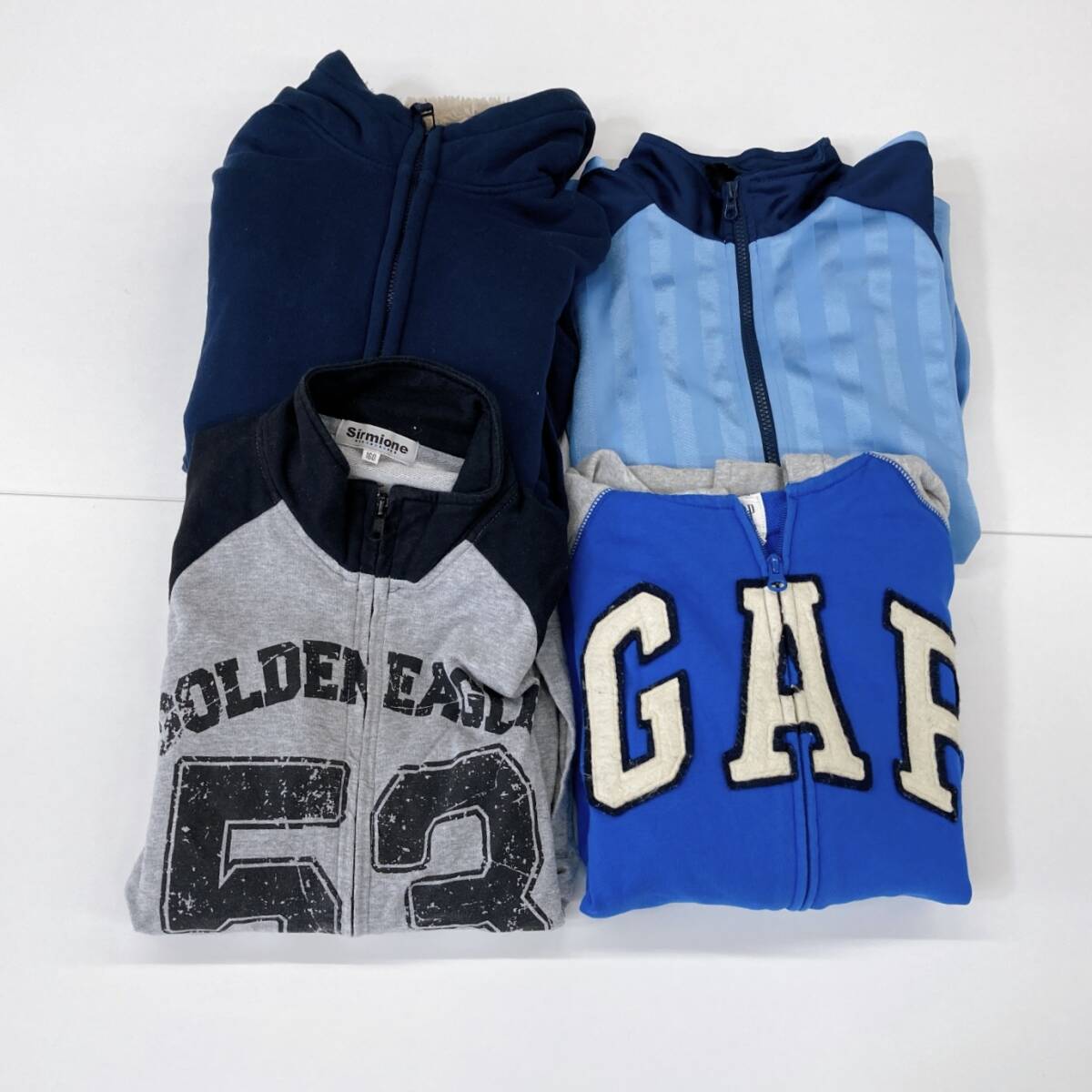 a04156 男の子 子供服 150サイズ まとめ売り Champion/adidas/GAP/BeBe/Tommy/PUMAなどキッズブランド含む 57点セット 大量 古着 USED_画像6