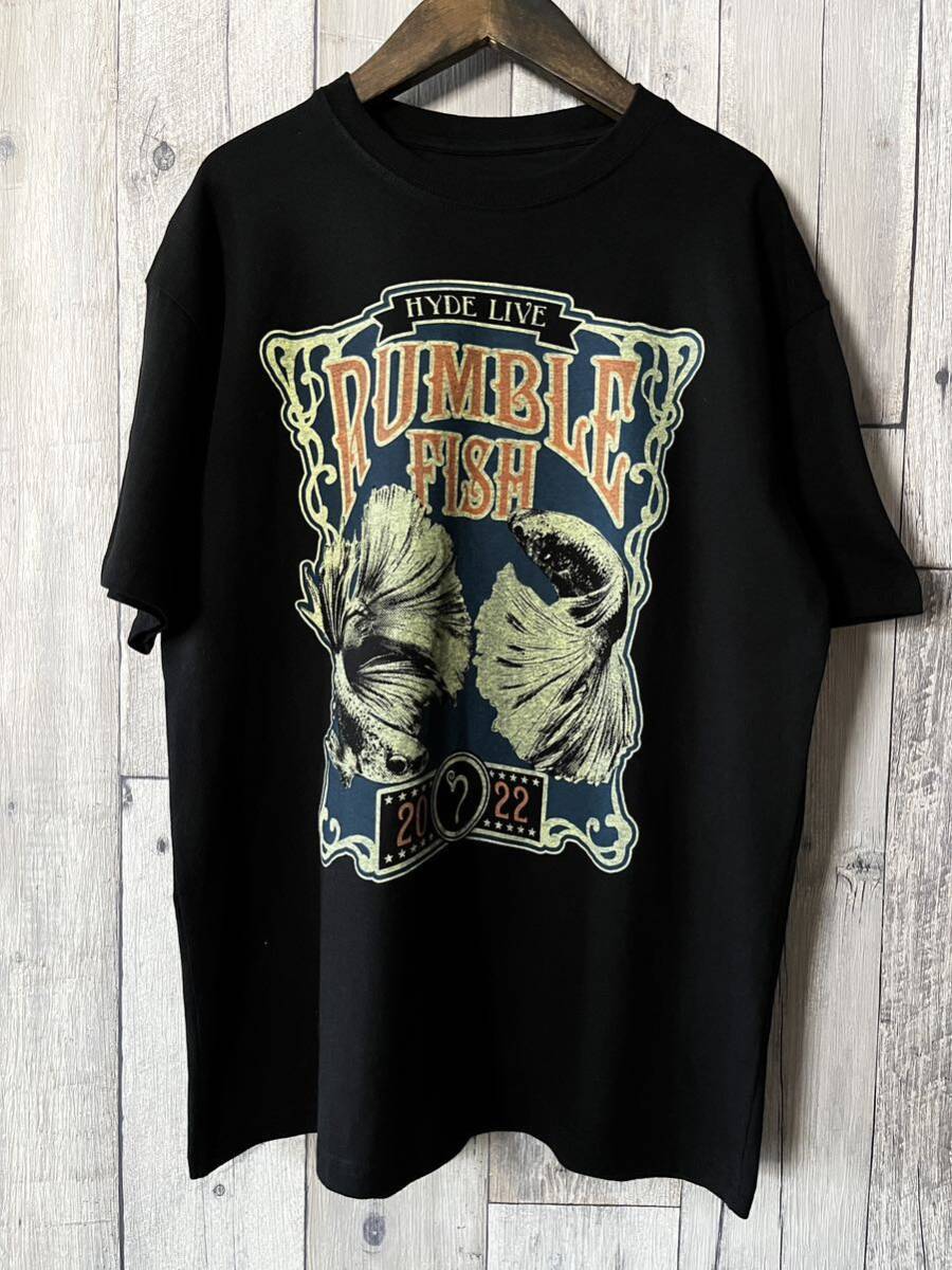 HYDE着用 送料込み即決 HYDE オフィシャル LIVE Tシャツ RUMBLE HYDE着用 送料込み即決 HYDE オフィシャル LIVE Tシャツ RUMBLE
