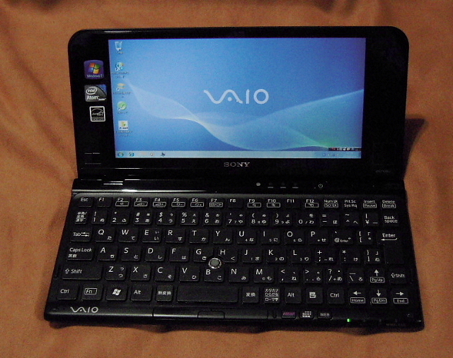 ★動くけど古過ぎるので保証はなし★SONY VPCP11AKJ PCG-11114N CPU:Z550 SSD:128GB RAM:2GB windows7 Home 32bit_画像2