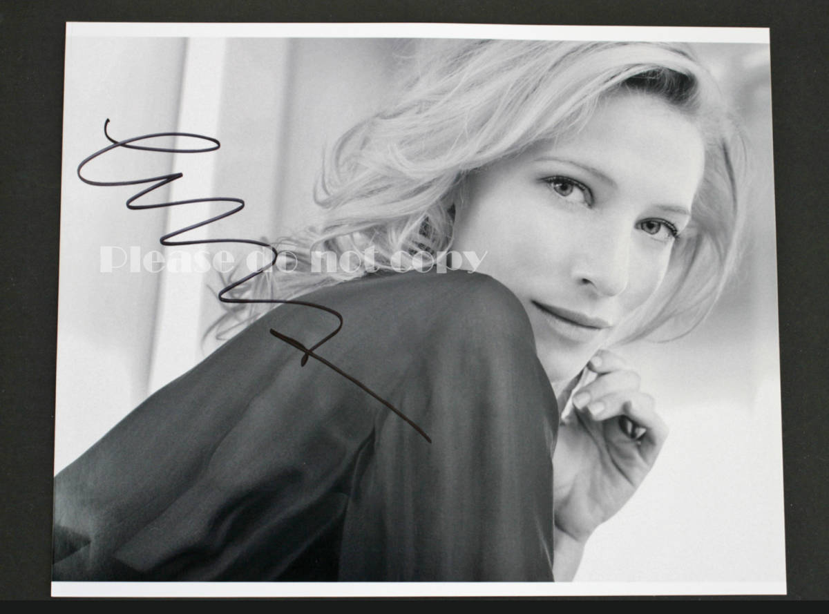 ビッグ割引 Blanchett Cate ケイト・ブランシェット フォト サイン 直筆 サイン