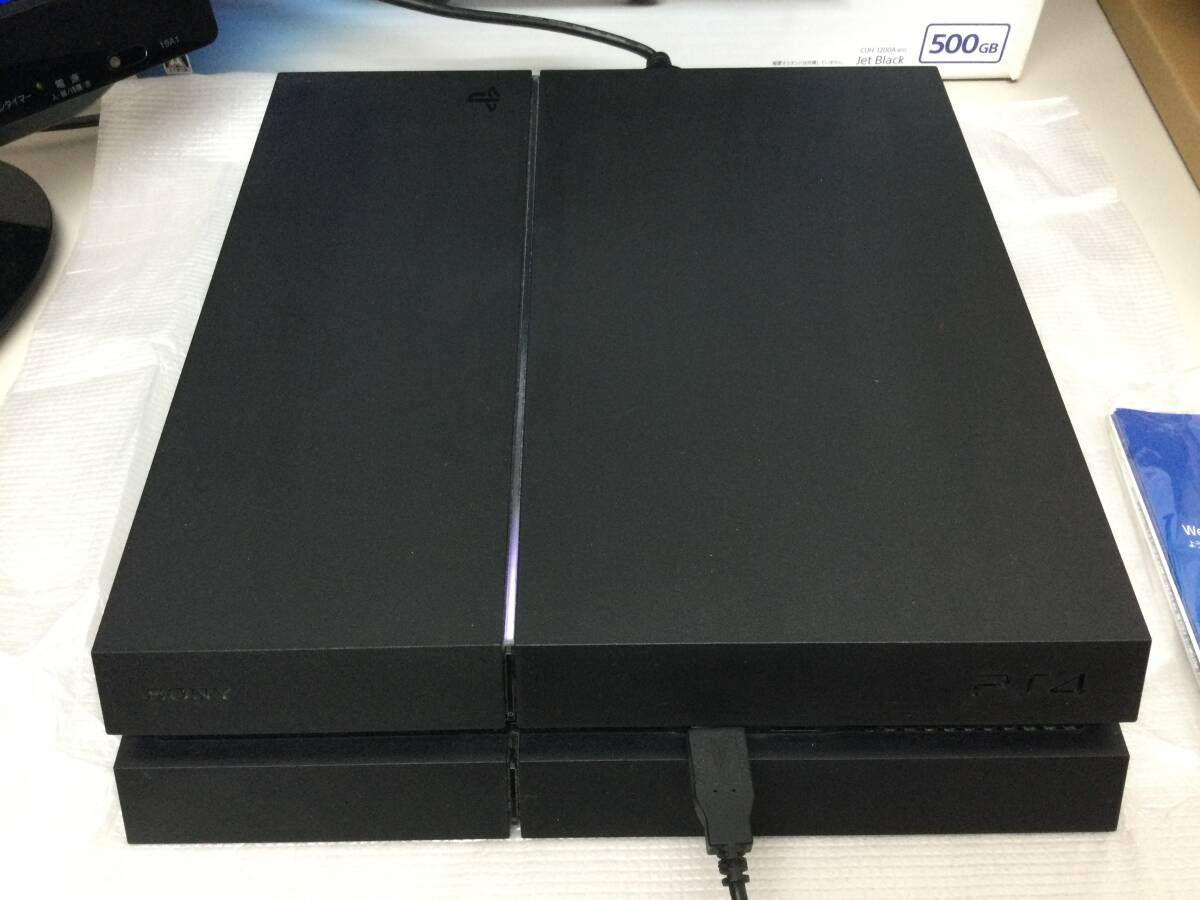 PS4 PlayStation4 body CUH-1200A B01 500GB jet black SONY the first period . ending origin box attaching FW10.01 /D