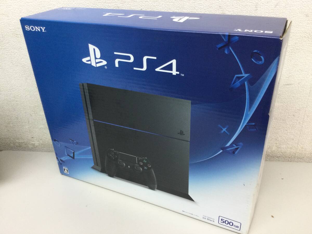 PS4 PlayStation4 body CUH-1200A B01 500GB jet black SONY the first period . ending origin box attaching FW10.01 /D