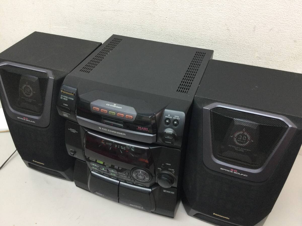 Panasonic パナソニック SA-AK20 SB-AK20 CDシステムコンポ_画像7