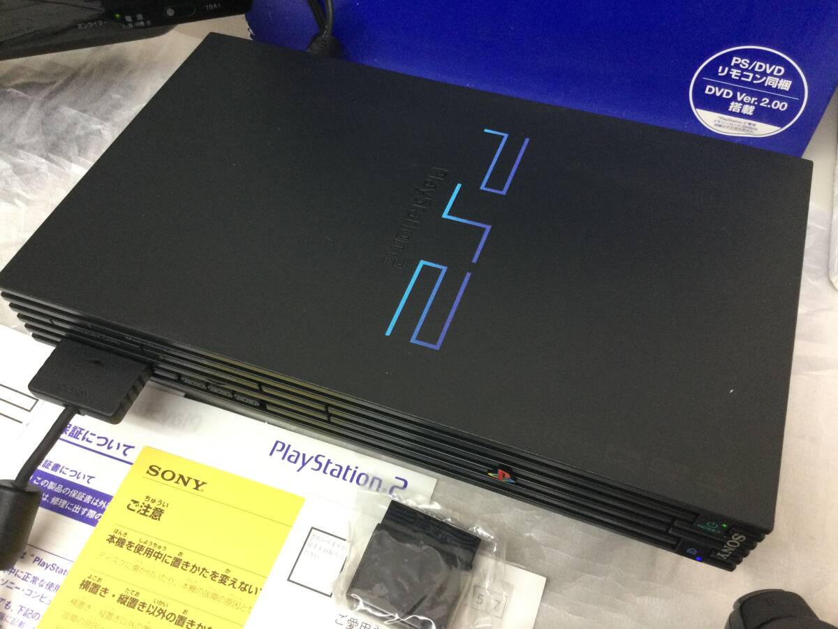 PlayStation2 PS2 本体 コントローラー SCPH-30000 SCPH-18000 元箱 取説付き レトロゲーム 2台 まとめ_画像8