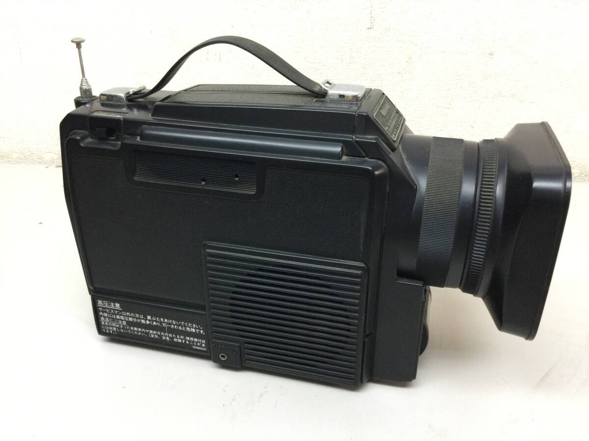 National National TR-3000 camera type TV&FM/AM tv-set attaching radio Showa Retro antique Junk 
