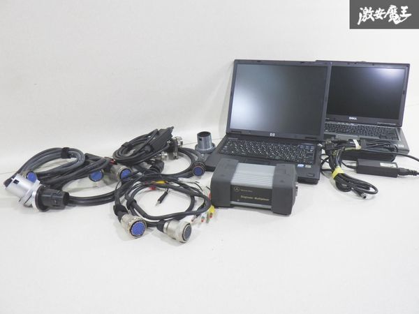 実動品！！ ACTIA メルセデス ベンツ 用 故障診断機 Diagnose-Multiplexer P103652G 各種ハーネス ソフト入りPC付 即納 棚21S_画像1