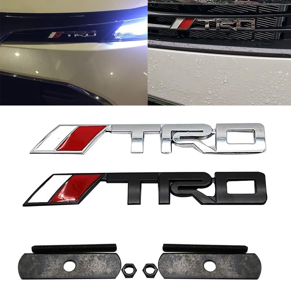 【送料込】TRD(トヨタテクノクラフト) 3Dエンブレム フロントグリル用 銀 金属製 トヨタの画像10
