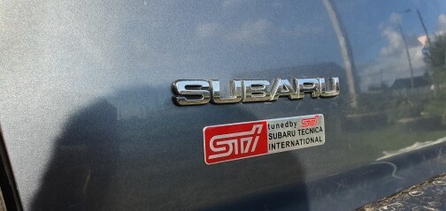 【送料込】STI エンブレムプレート SUBARU スバル　1 _画像4