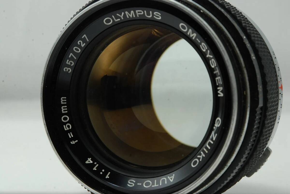 Olympus OM-SYSTEM G.ZUIKO AUTO-S 50mm F1.4 Lens SN357027_画像1