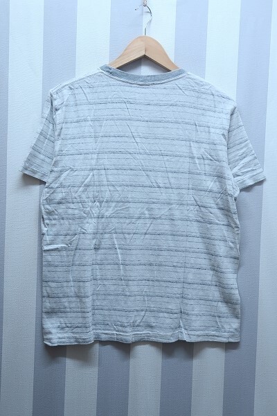 2-7554A/WAREHOUSE 半袖ボーダーポケットTシャツ ウエアハウス 送料200円 _画像2