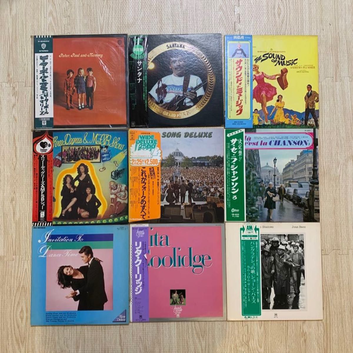 LPレコード 9枚まとめ売り　洋楽　ロック　フォーク
