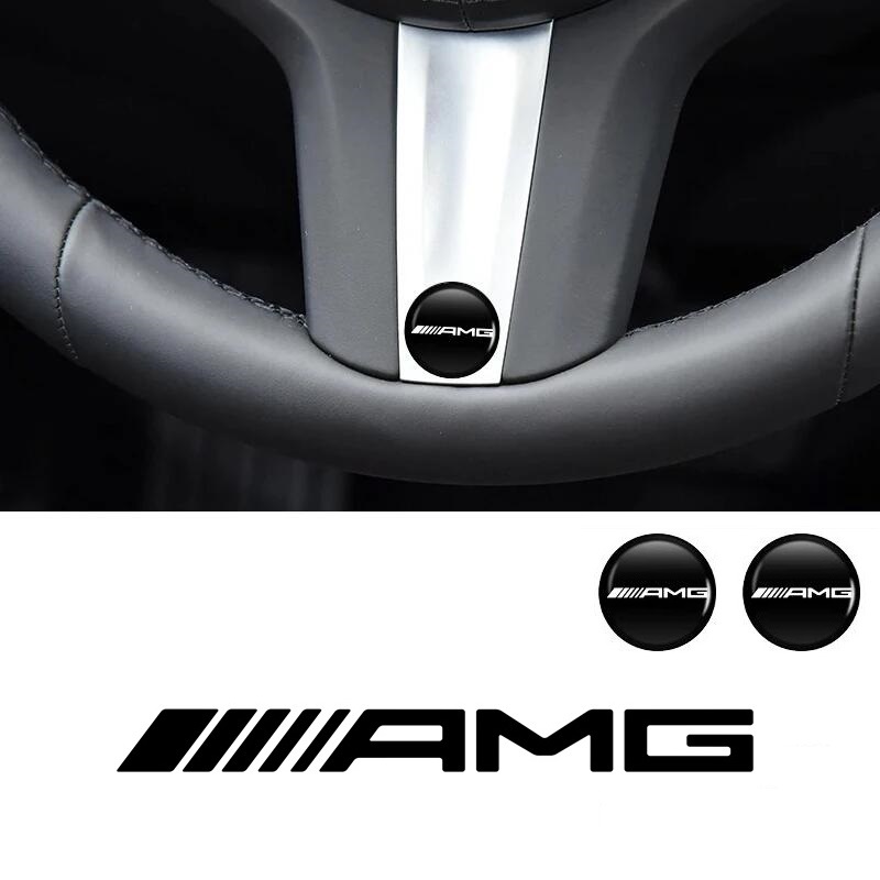 AMG メルセデスベンツ Merdes Benz 3D クリスタルエンブレム 14mm 鍵穴マーク 鍵穴隠し キーレス ブラック as_画像8
