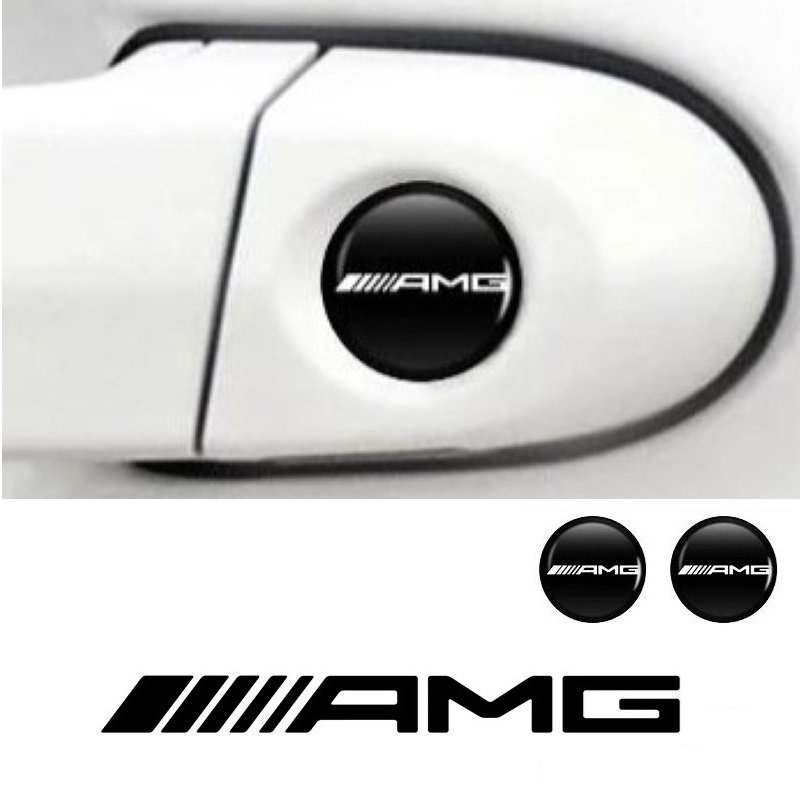2個セット AMG メルセデスベンツ Merdes Benz 3D クリスタルエンブレム 14mm 鍵穴マーク 鍵穴隠し キーレス e_画像9